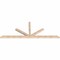 Ekena Millwork Saratoga Smooth Timber Gable Bracket, Douglas Fir, 108"W x 40"H x 3 1/2"D x 3 1/2"F, 9/12 Pitch GBW108X40X0404SAR00SDF - alternate 4